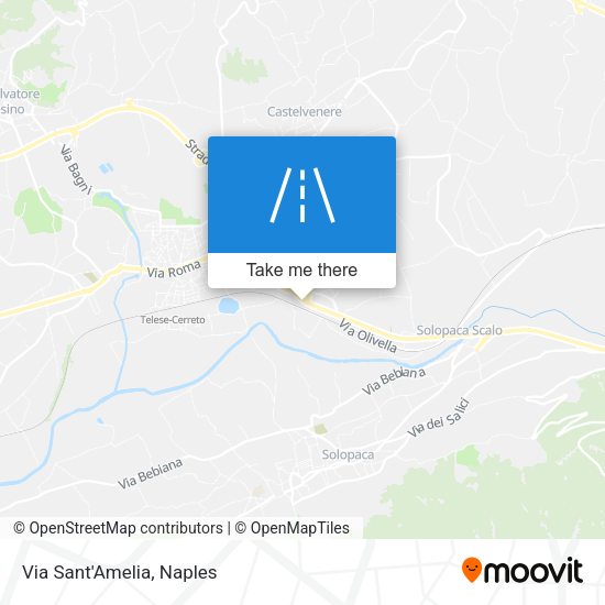 Via Sant'Amelia map