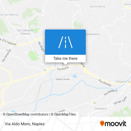 Via Aldo Moro map