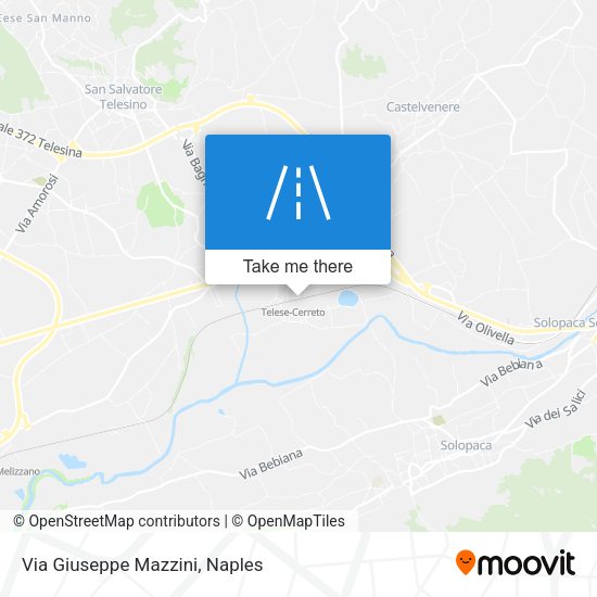 Via Giuseppe Mazzini map