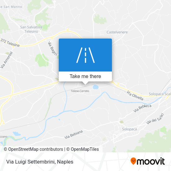 Via Luigi Settembrini map