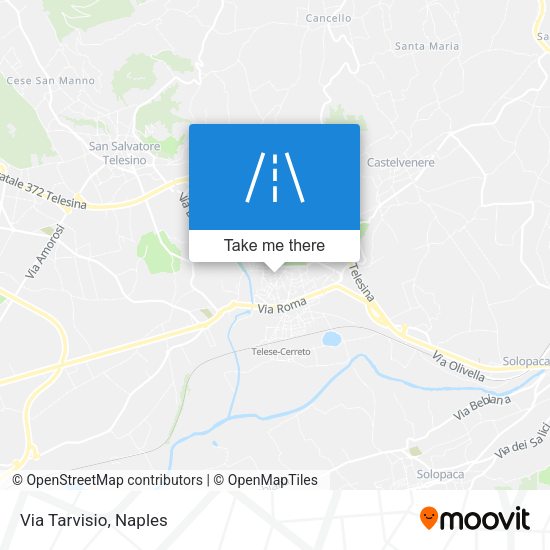 Via Tarvisio map