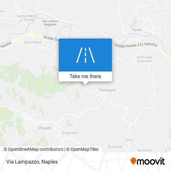 Via Lampazzo map