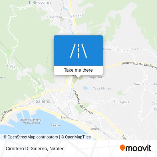 Cimitero Di Salerno map