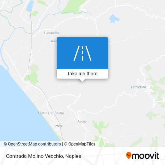 Contrada Molino Vecchio map