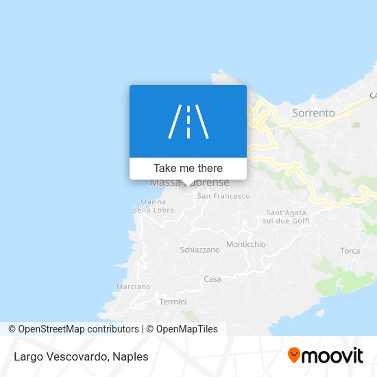 Largo Vescovardo map