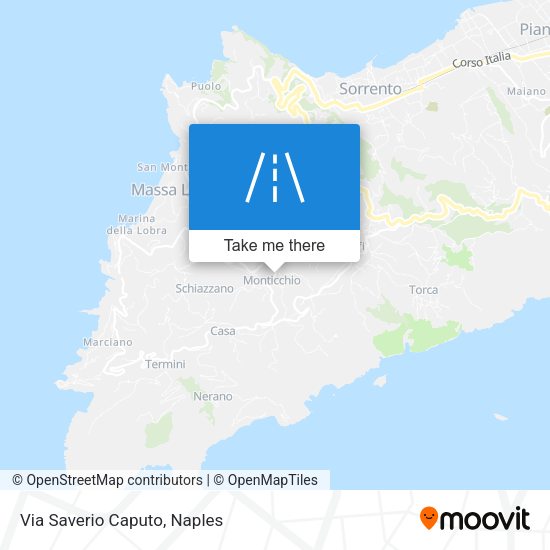 Via Saverio Caputo map