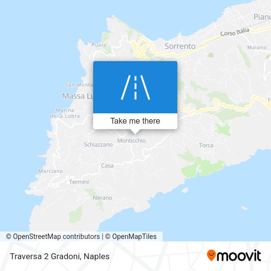 Traversa 2 Gradoni map