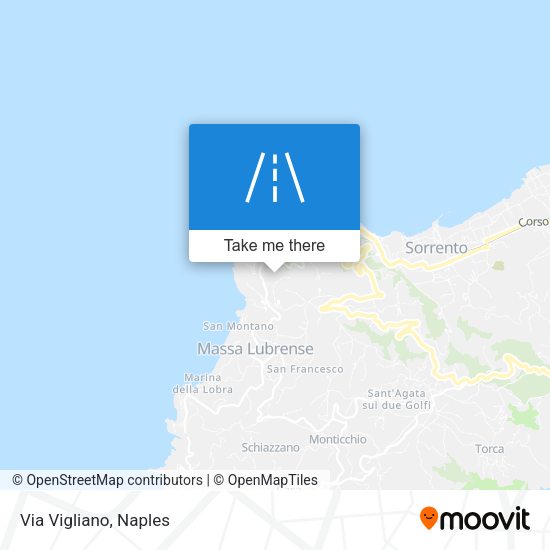 Via Vigliano map