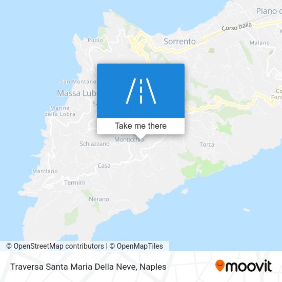 Traversa Santa Maria Della Neve map