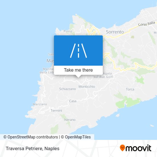 Traversa Petriere map