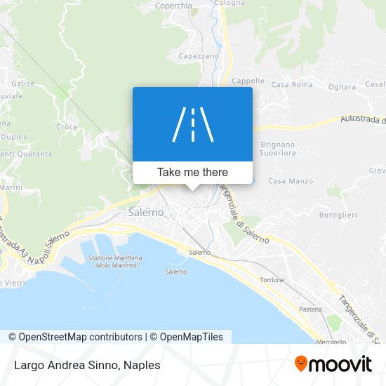 Largo Andrea Sinno map