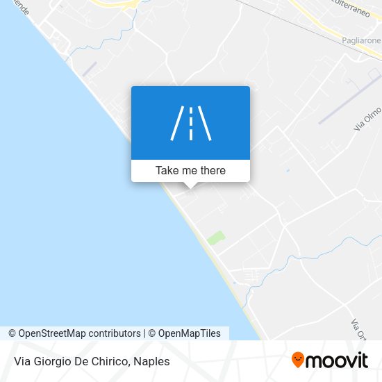 Via Giorgio De Chirico map