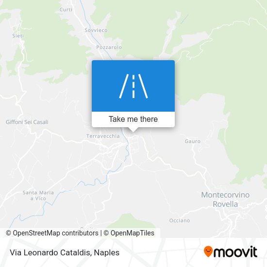 Via Leonardo Cataldis map