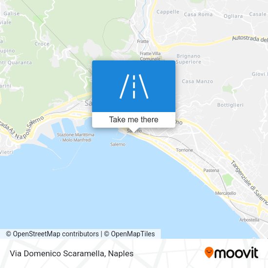 Via Domenico Scaramella map