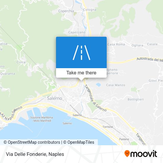 Via Delle Fonderie map