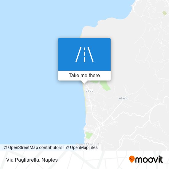 Via Pagliarella map