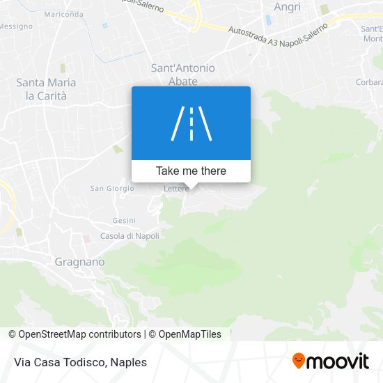 Via Casa Todisco map