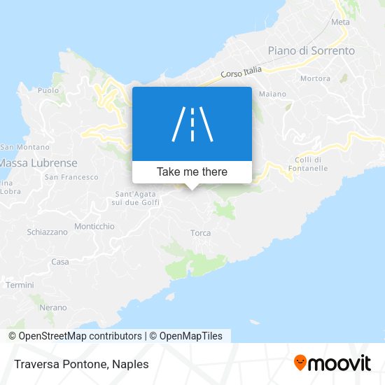 Traversa Pontone map