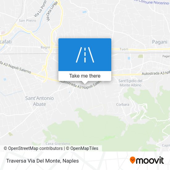 Traversa Via Del Monte map
