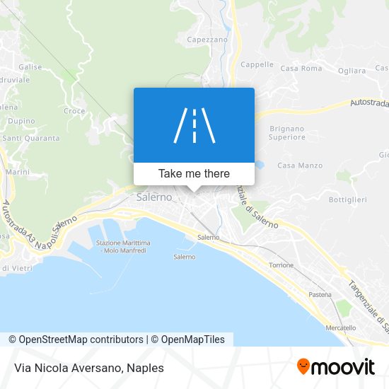 Via Nicola Aversano map