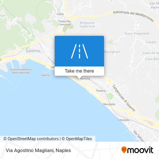 Via Agostino Magliani map