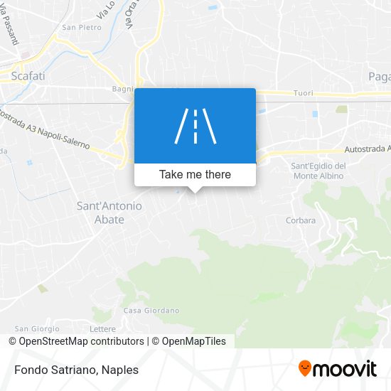 Fondo Satriano map