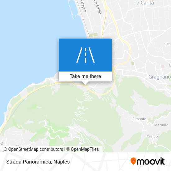 Strada Panoramica map