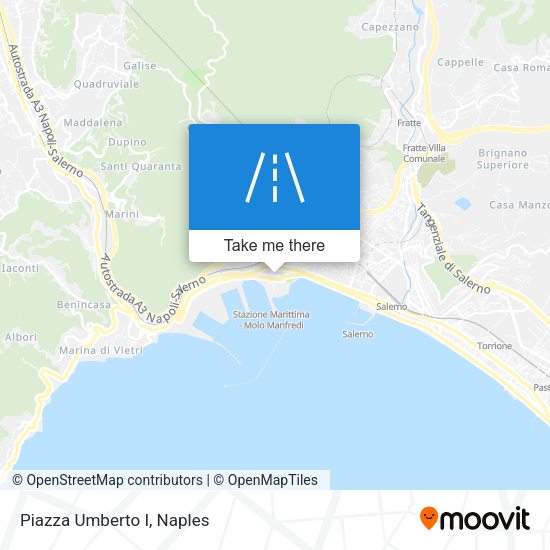Piazza Umberto I map