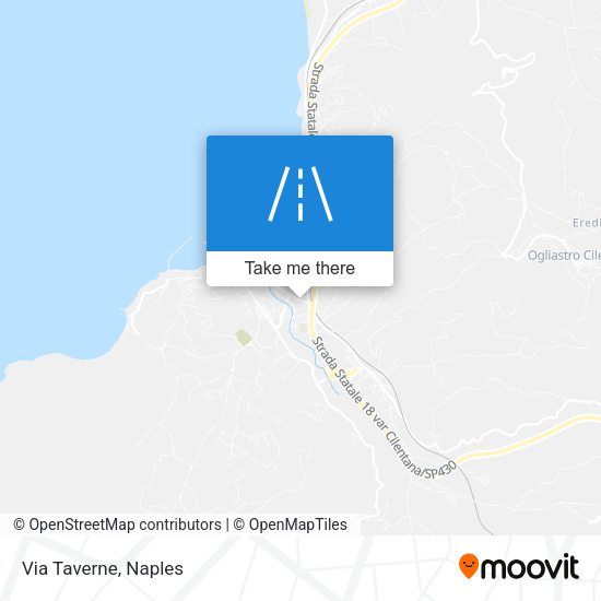 Via Taverne map