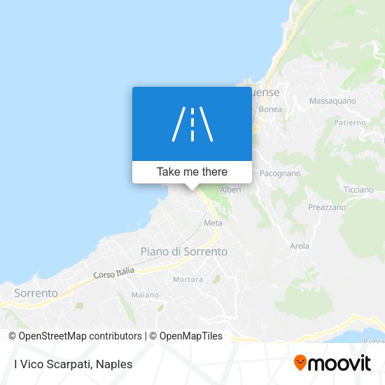 I Vico Scarpati map