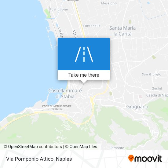 Via Pomponio Attico map