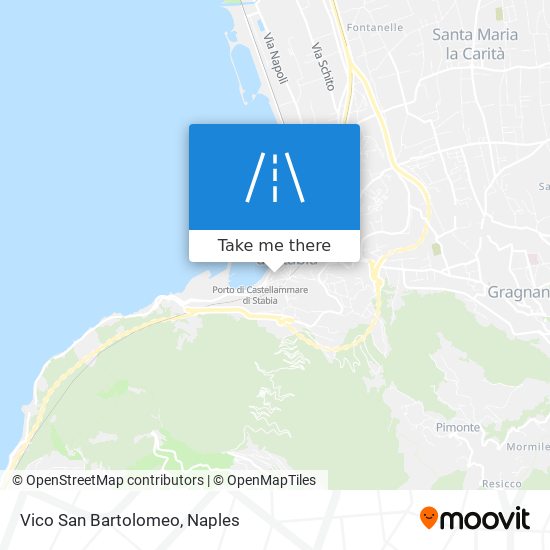 Vico San Bartolomeo map