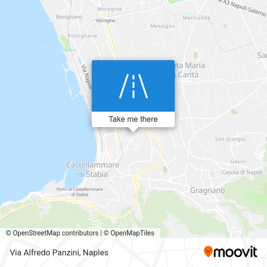 Via Alfredo Panzini map