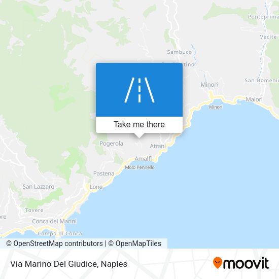 Via Marino Del Giudice map