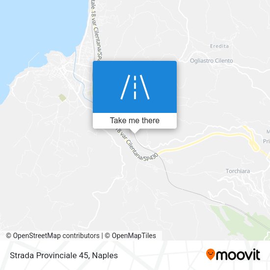 Strada Provinciale 45 map