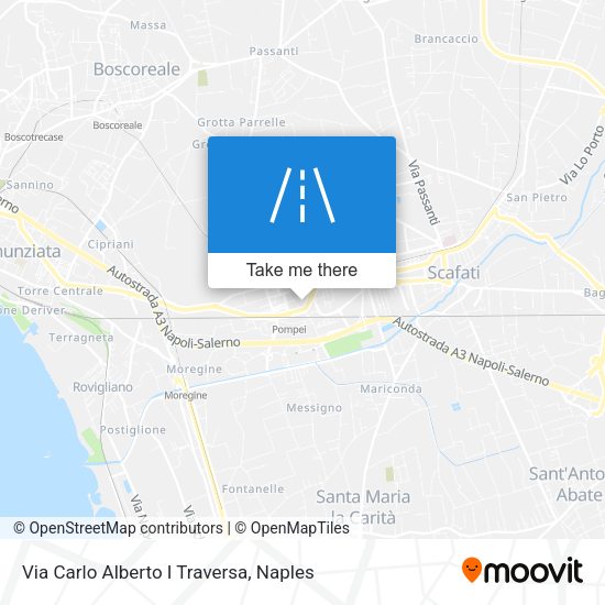 Via Carlo Alberto I Traversa map