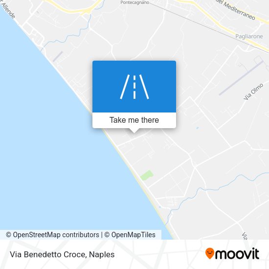Via Benedetto Croce map
