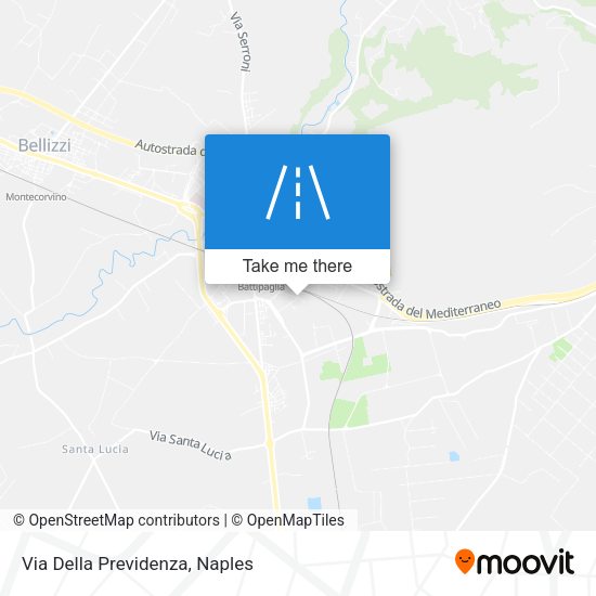 Via Della Previdenza map