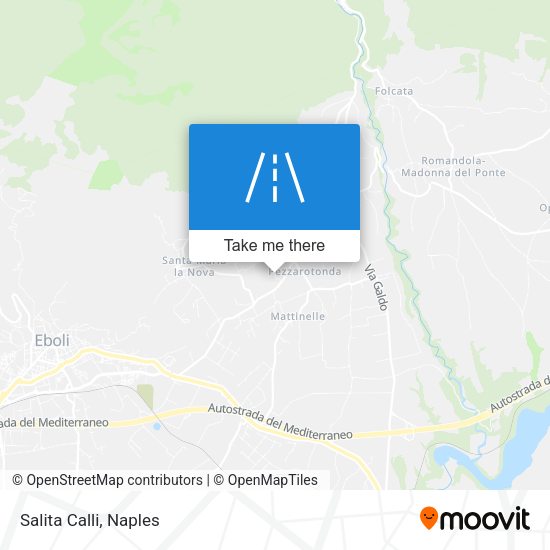 Salita Calli map