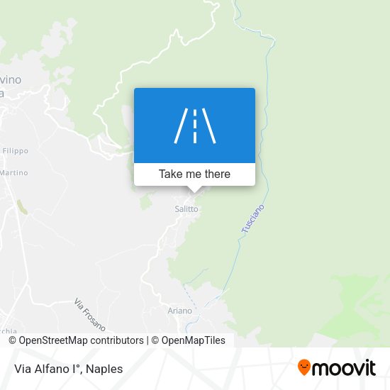 Via Alfano I° map