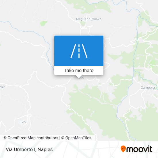 Via Umberto I map