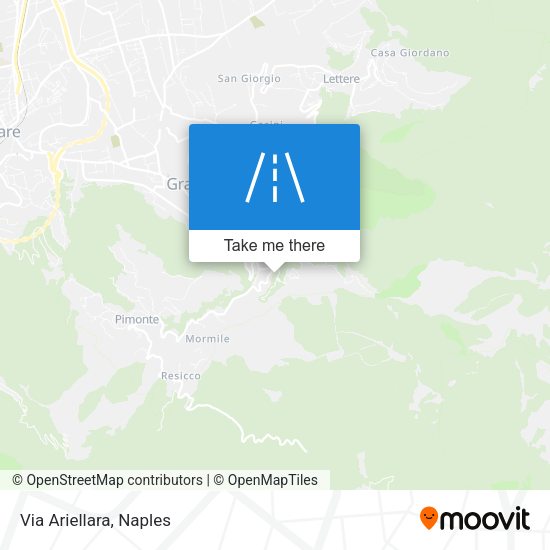 Via Ariellara map