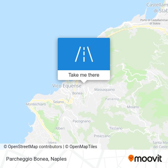 Parcheggio Bonea map