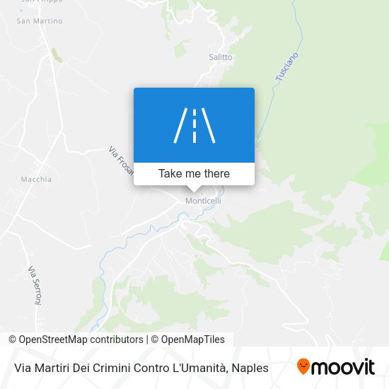 Via Martiri Dei Crimini Contro L'Umanità map