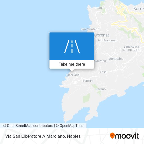 Via San Liberatore A Marciano map