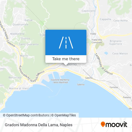 Gradoni Madonna Della Lama map