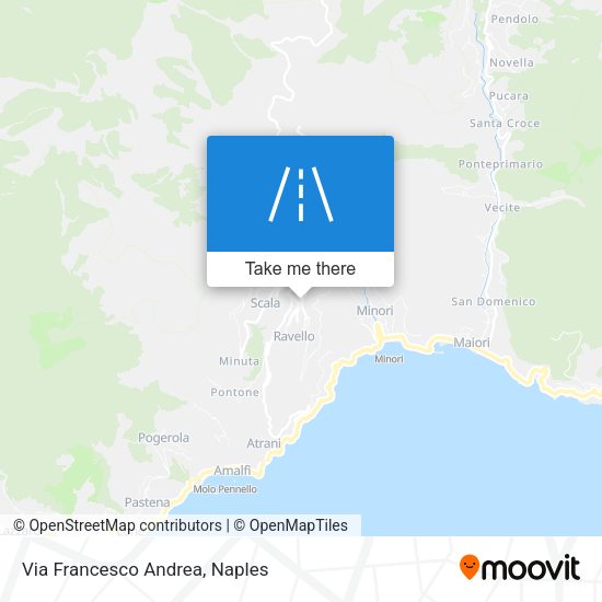Via Francesco Andrea map