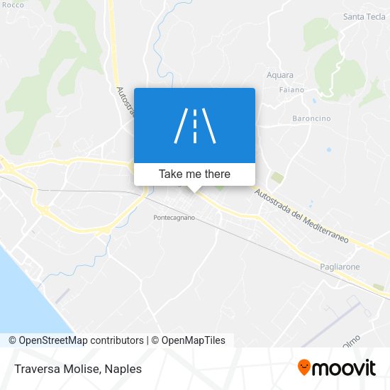 Traversa Molise map