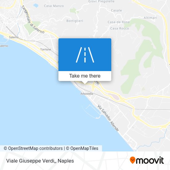 Viale Giuseppe Verdi, map