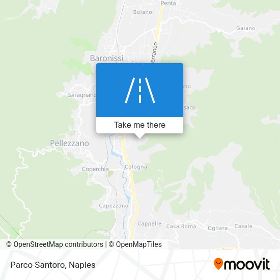 Parco Santoro map